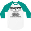 Virgo Woman 3/4 Sleeve Shirt