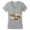 Dog&amp;music Women's V-Neck T-Shirt