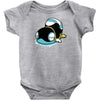 drooly snake slug thing Baby Bodysuit