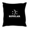 bipolar Throw Pillow