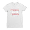 Feminism Means Equality Ladies Fitted T-Shirt