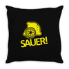 sauer! Throw Pillow