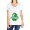 Preggosaurus Egg Funny Ladies Curvy T-Shirt