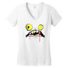 halloween face Women's V-Neck T-Shirt