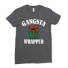 gangsta wrapper Ladies Fitted T-Shirt