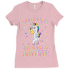 Unicorns are born in December Ladies Fitted T-Shirt