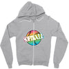 neon softball Zipper Hoodie
