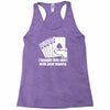 bought this shirt with your money poker Racerback Tank