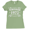 vintage 1972 aged to perfection Ladies Fitted T-Shirt