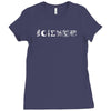 science coexist Ladies Fitted T-Shirt