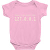 there's no place like 127.0 Baby Onesie