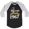 kings are born in 1967 3/4 Sleeve Shirt