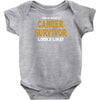Never Underestimate The Strength Of A Childhood Cancer Warrior Infant Clothing