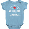 vancouver canada 2400x3200 Baby Onesie