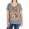 oh, for fox sake Ladies Curvy T-Shirt