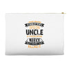 Super Cool Uncle Of A Freaking Awesome Niece Accessory Pouches