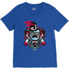 mr topstache vs jthree V-Neck Tee