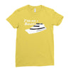 i'm on a boat Ladies Fitted T-Shirt