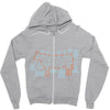 an exhaustive guide to cuts of meat Zipper Hoodie
