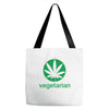 vegetarian sweet leaf Tote Bags