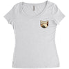 Michaelangelo Creation Of Adam Women's Triblend Scoop T-shirt
