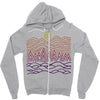 nature line Zipper Hoodie