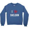 i heart sheldon Crewneck Sweatshirt