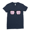 kacamata bujur Ladies Fitted T-Shirt