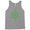 snowflake geek usb green Tank Top