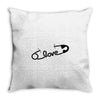 pin love Throw Pillow