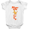 Sleeps With Cat Baby Onesie