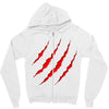 red strong Zipper Hoodie