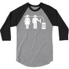 bla bla bla  fun shirt herrentag kult 3/4 Sleeve Shirt