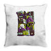 monster at house Throw Pillow