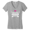 World's Best Gram Ever Women's V-Neck T-Shirt