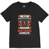 Never Underestimate the Strength of a Skin Cancer Warrior V-Neck Tee
