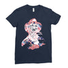 freddy krueger floral Ladies Fitted T-Shirt