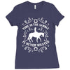 time in the saddle is never wasted Ladies Fitted T-Shirt