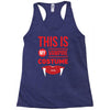 this is my vampire costume Racerback Tank