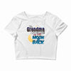 grandma moon&amp;back Crop Top