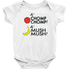 a'chomp chomp! Baby Bodysuit