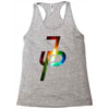 jake paul colorful galaxy Racerback Tank