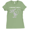 i don't i couldn't give a rats Ladies Fitted T-Shirt