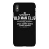 grumpy old man iPhoneX Case