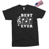 Best Dad Ever Funny Music Note Exclusive T-shirt