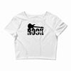 rock t shirt rock music guitar tshirt shirt ladies tee woman top,, Crop Top