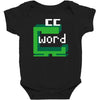word muncher Baby Bodysuit