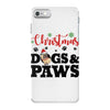 christmas dogs and paws iPhone 7 Case