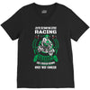 I am A Racing Grandpa Like A Regular Grandpa Only V-Neck Tee