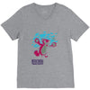 breaking bear V-Neck Tee